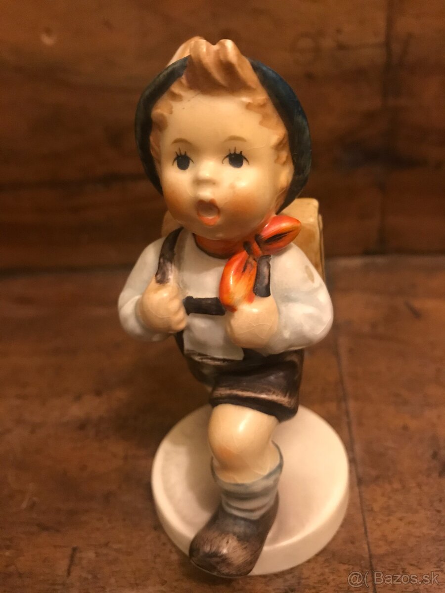 075 – Hummel, soška , porcelán, Školák