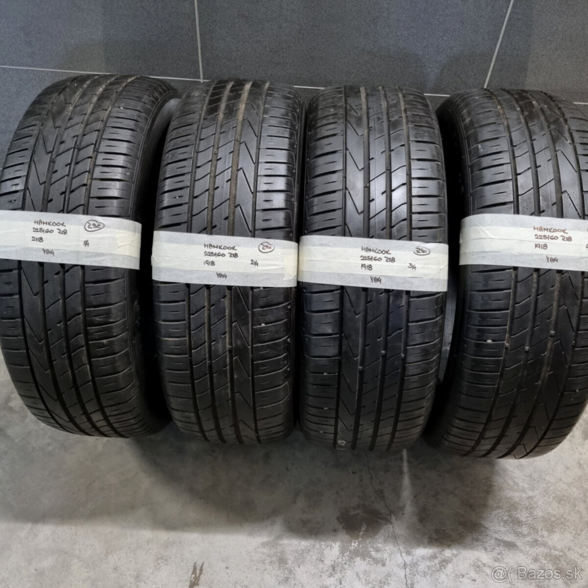 Letné pneumatiky 225/60 R18 HANKOOK RSC