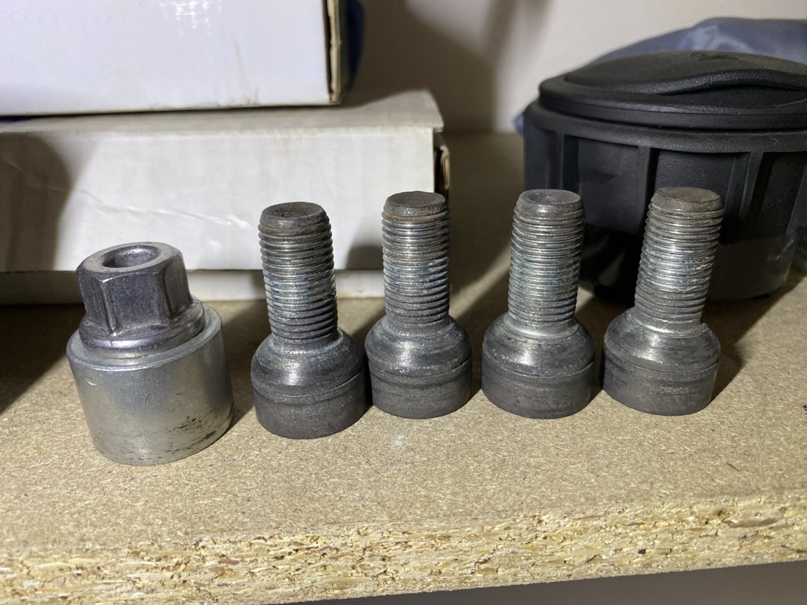 Bezpečnostné skrutky originál VW, AUDI, SEAT, ŠKODA, Group;