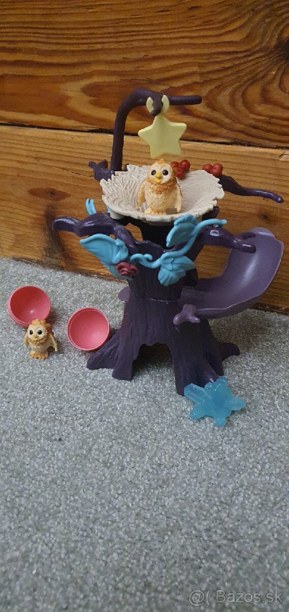 Schleich Bayala Kĺzajúce sa sovičky
