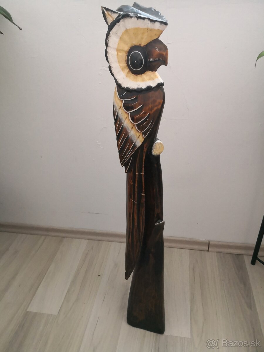 Socha drevená sova