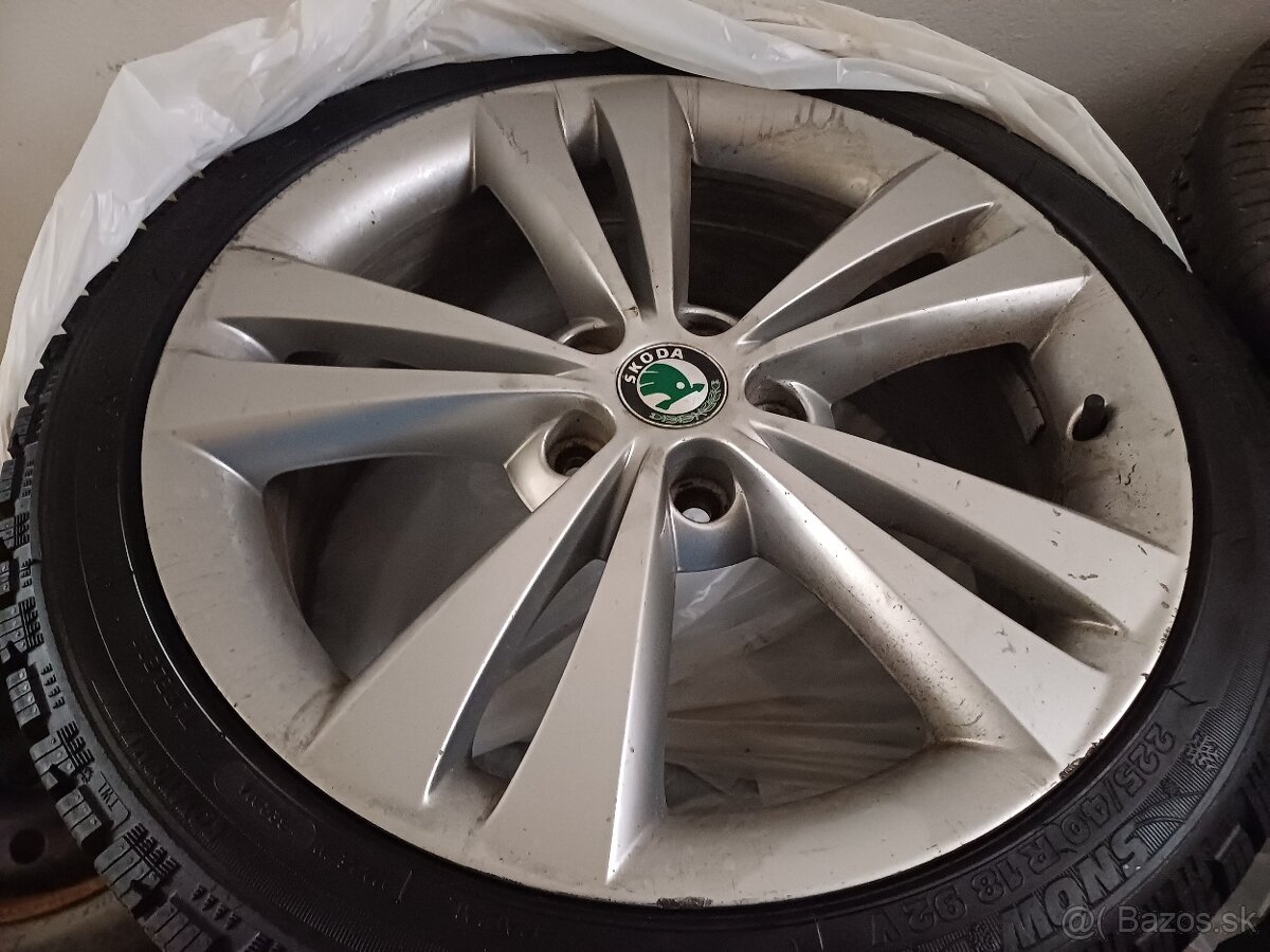 Predám originál disky octavia rs neptune 5x112 r 18