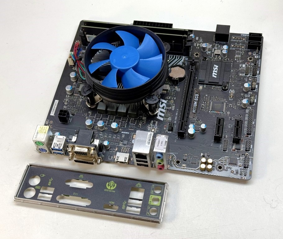 MSI H110M ECO + i5-7400 + 16GB DDR4 + Cooler