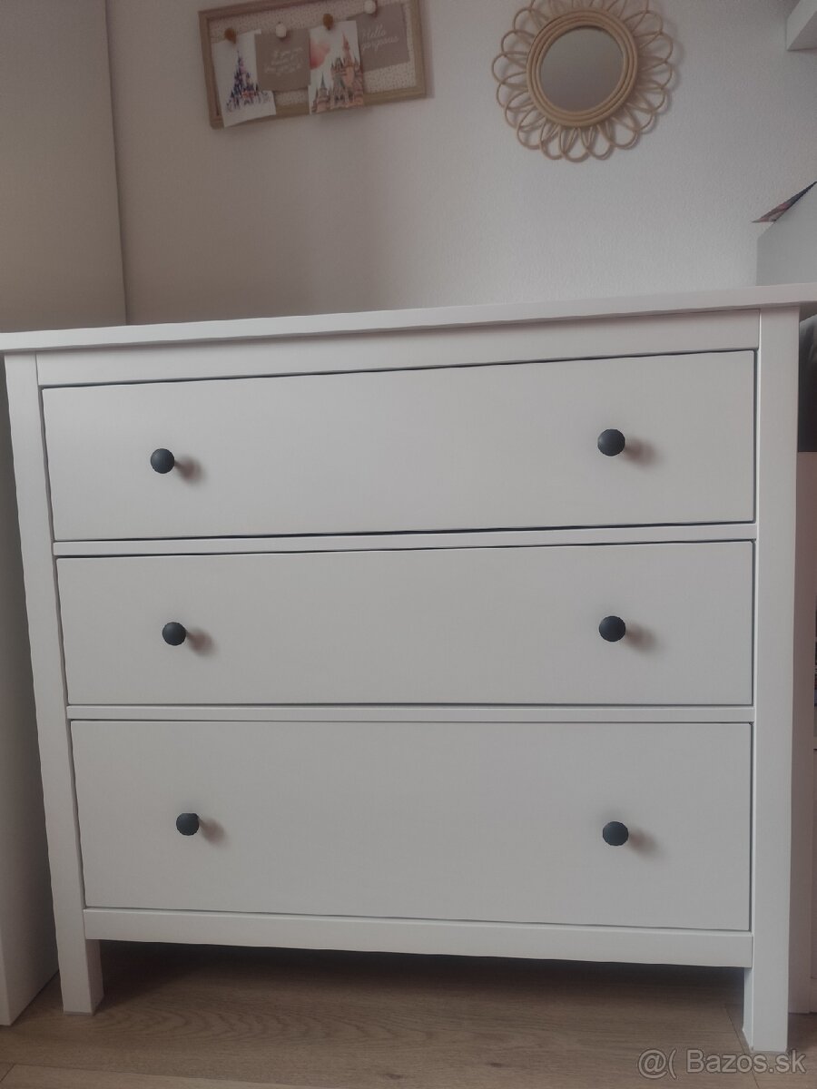 Biela HEMNES komoda