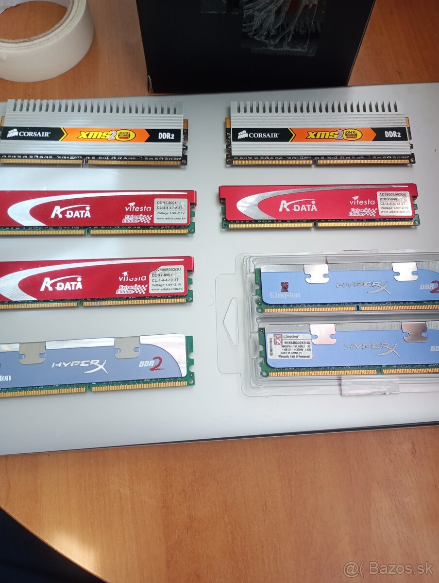 ramky ddr2 možno aj ddr3 všetko spolu 20eu