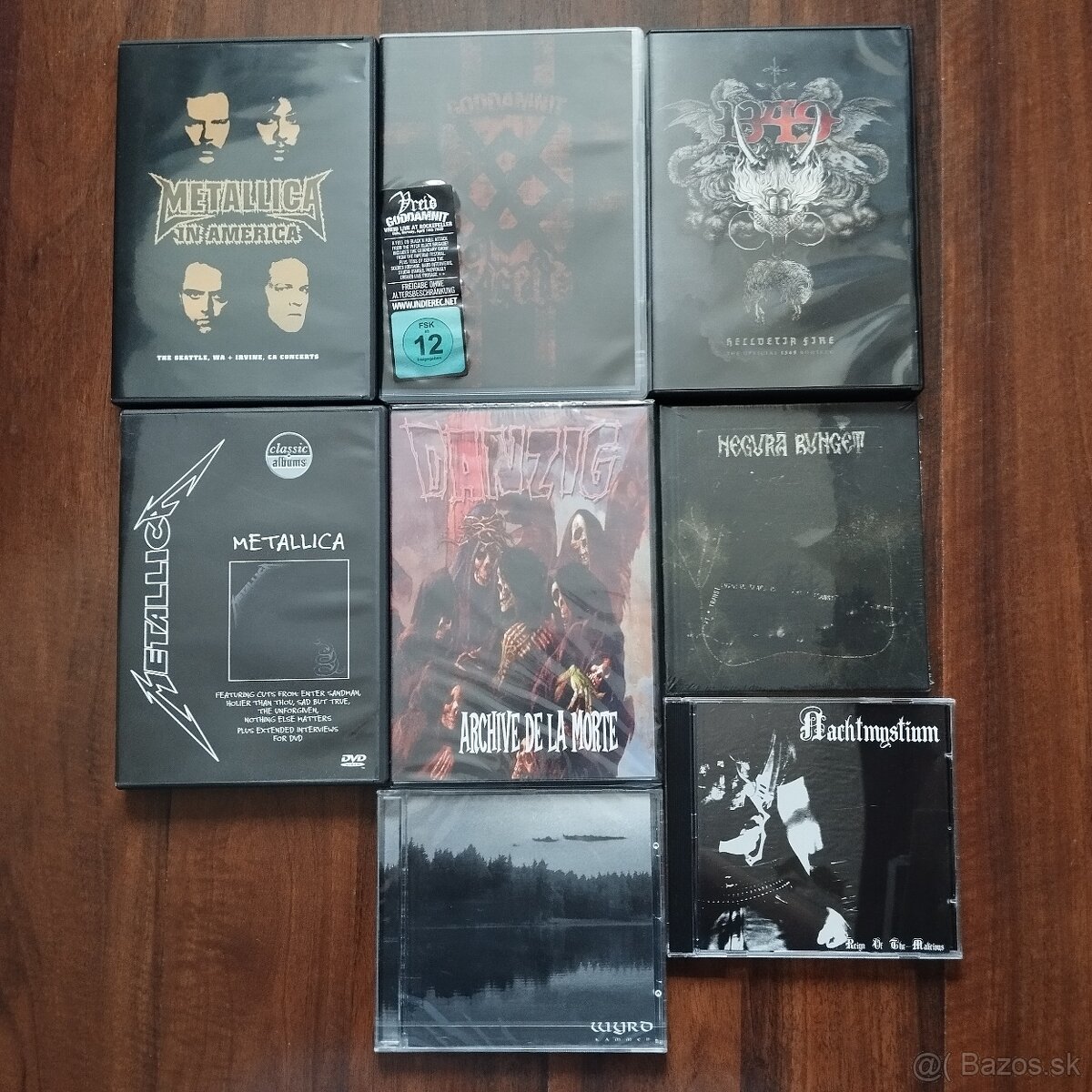 Metal LPs CDs DVDs VHS,,