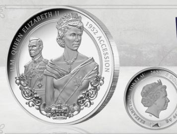 Stříbrná mince - QUEEN ELIZABETH II 1 Oz