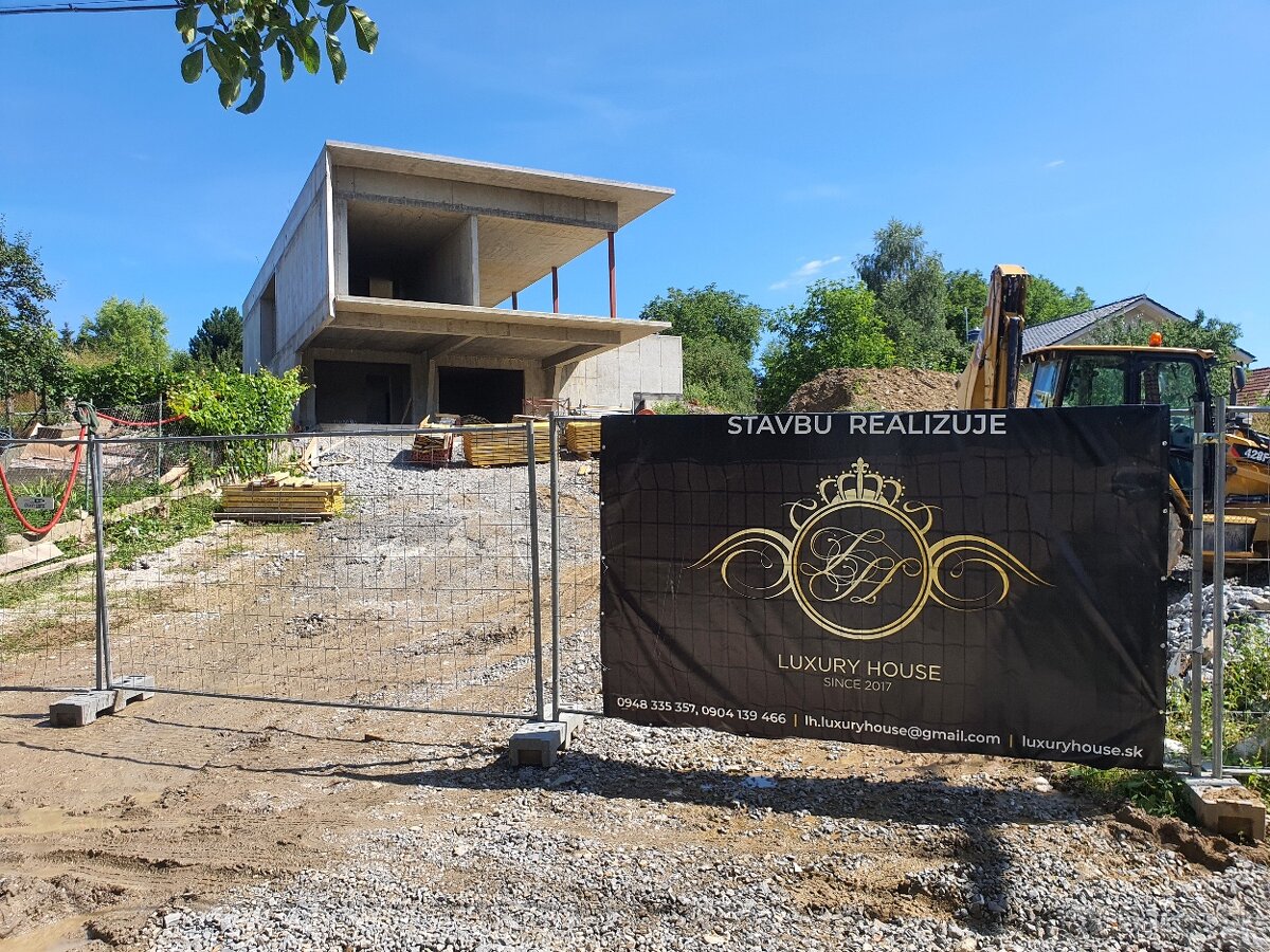 Stropne Debnenie - Vencove svorky - Rámové lešenie, Realizác