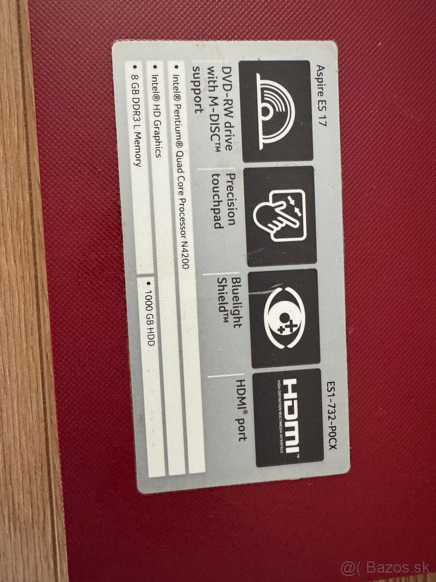 Acer aspire ES 17