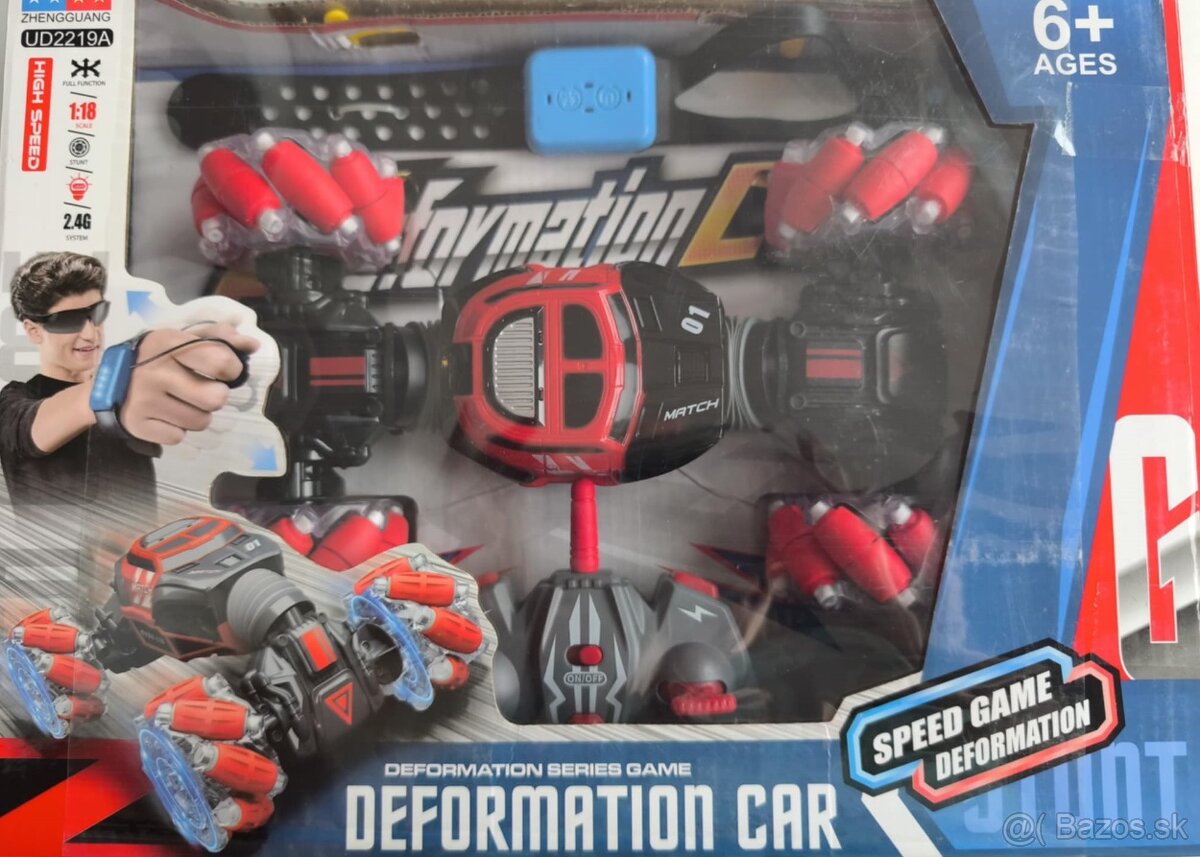 RC Terénne auto s diaľkovým ovládačom a hodinkami na ovládan