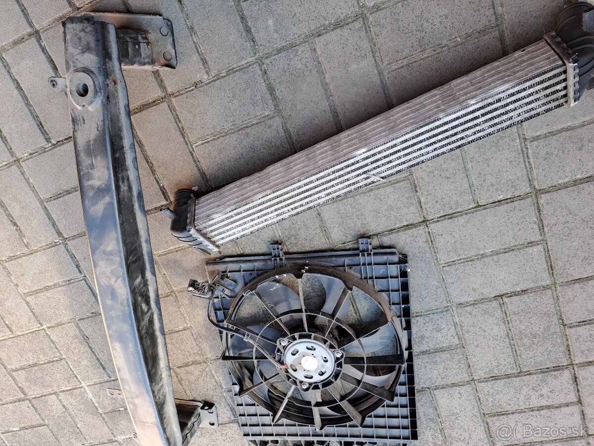 Skoda Fabia 2 facelift,vyztuha,vrtula,chladic-intercooler