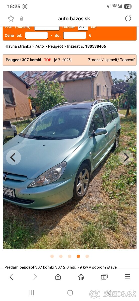 Peugeot 307 sw