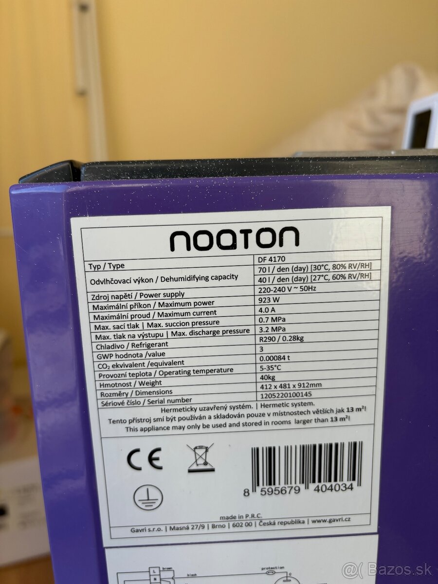 Predám odvlhčovač stavieb