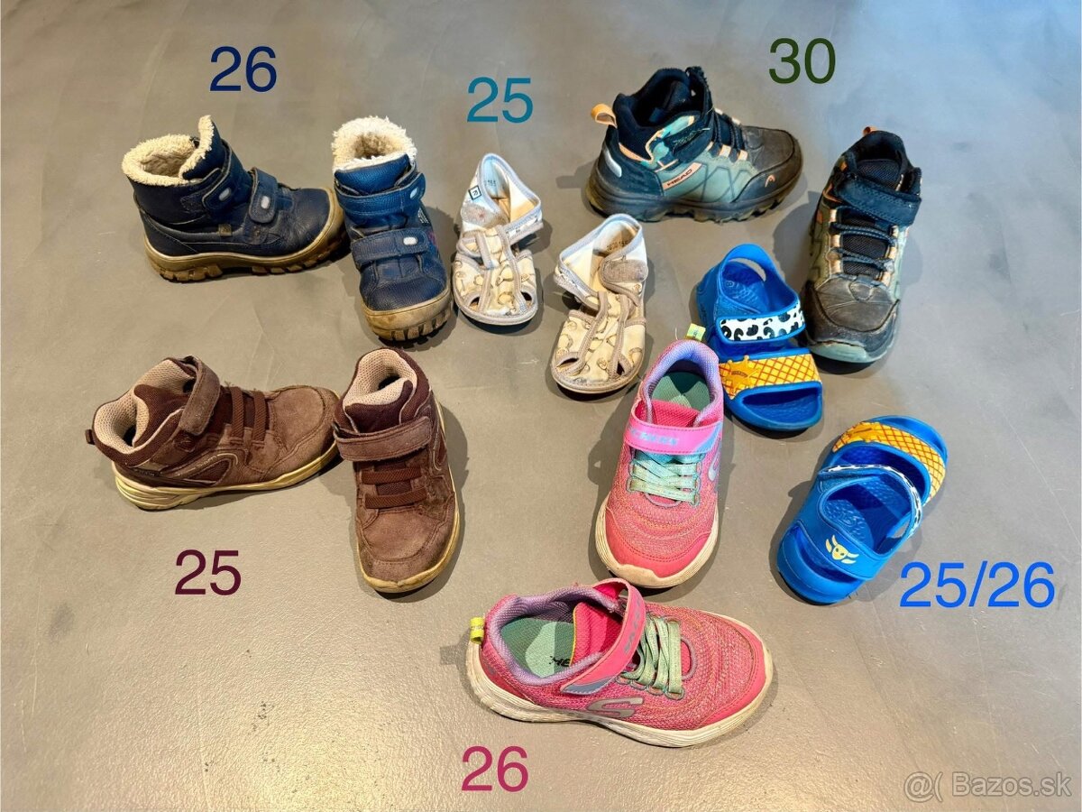 predám a darujem topánky ECCO KEEN HEAD SKETCHERS