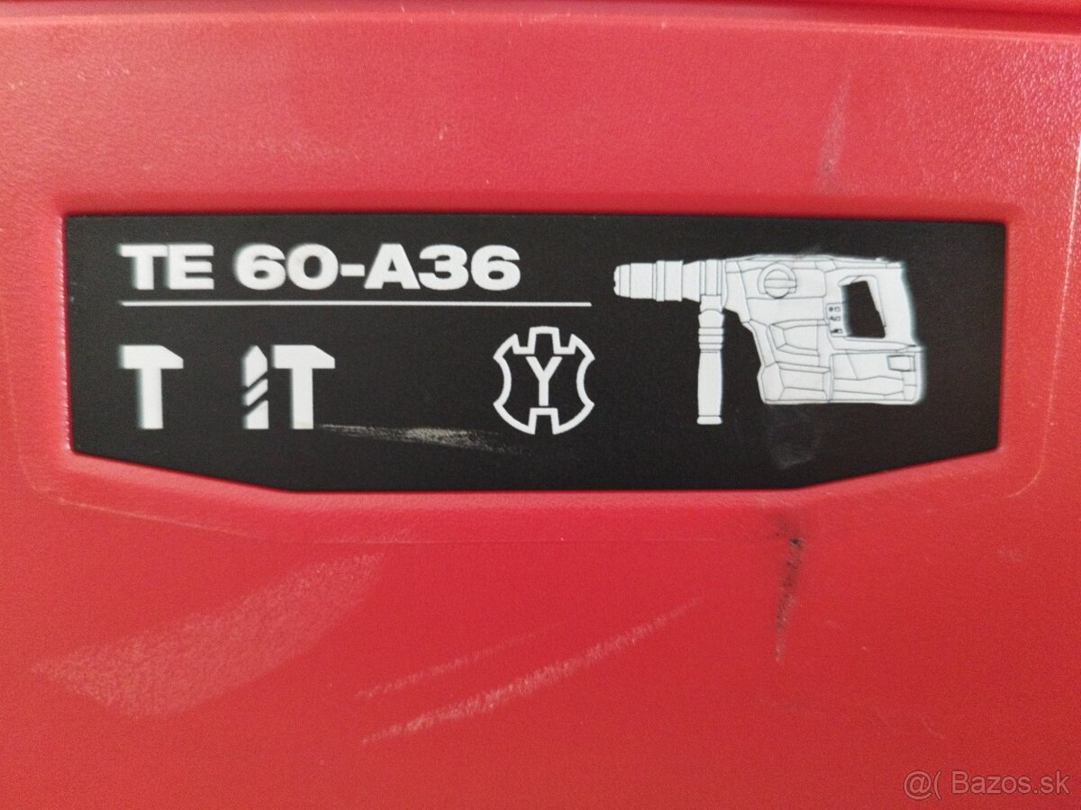 Hilti TE 60-A36 aku kombi kladivo sds max