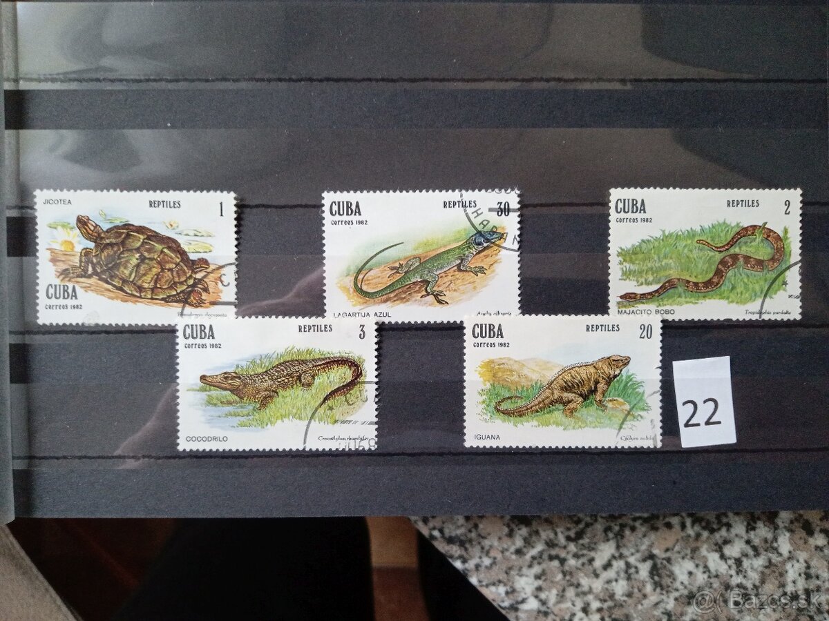 Poštové známky č.492 - AMERIKA a KARIBIK II. - 20 sérií