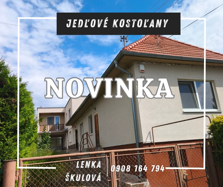 Priestranný dom Jedľové Kostoľany