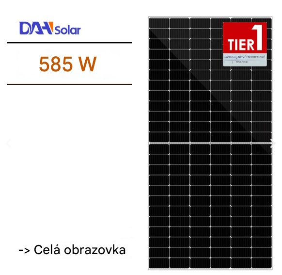 Fotovoltaický panel DHN-72X16/FS-585W