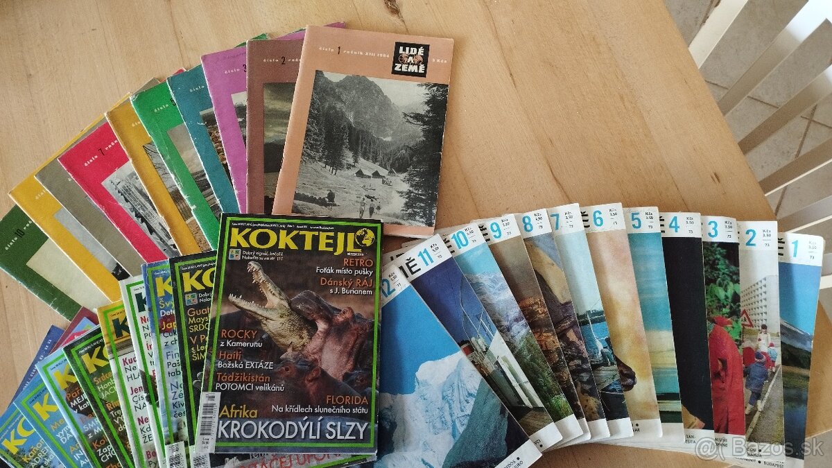 Časopis Lidé a Země(1961-2012) a Kokteil(2001-2012)