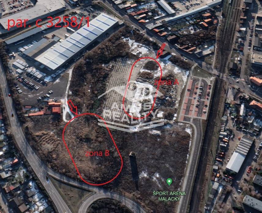 PRENÁJOM, pozemok 25 000 m2 na komerčné účely, blízko centra