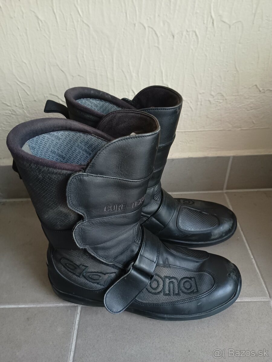 kvalitne kozene cizmy DAYTONA Burdit XCR gtx vel. 43