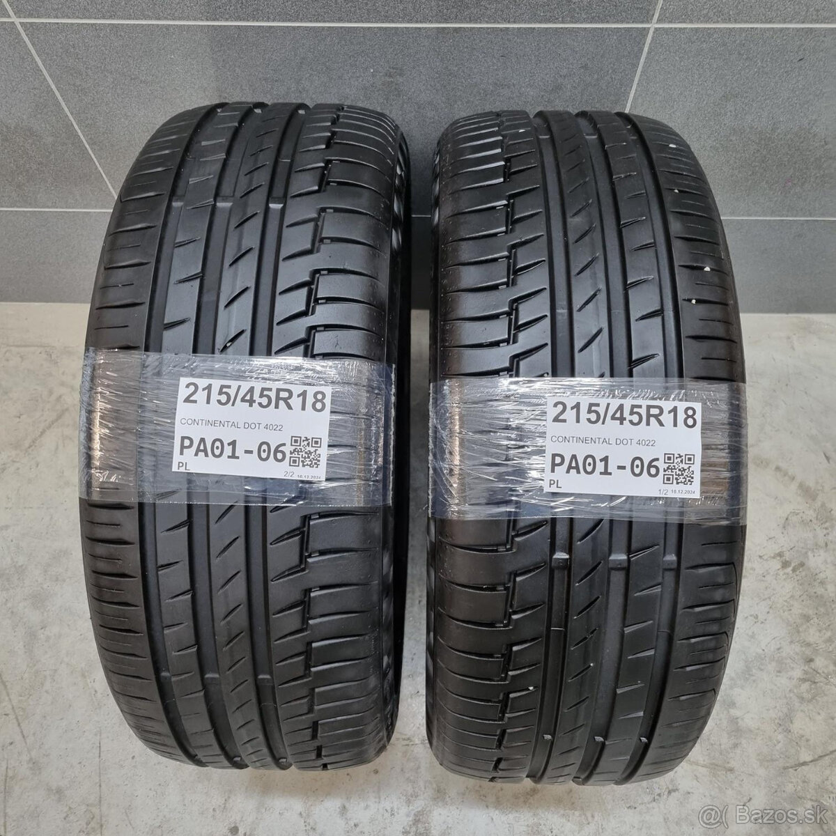 Letné pneumatiky 215/45 R18 CONTINENTAL DOT4022