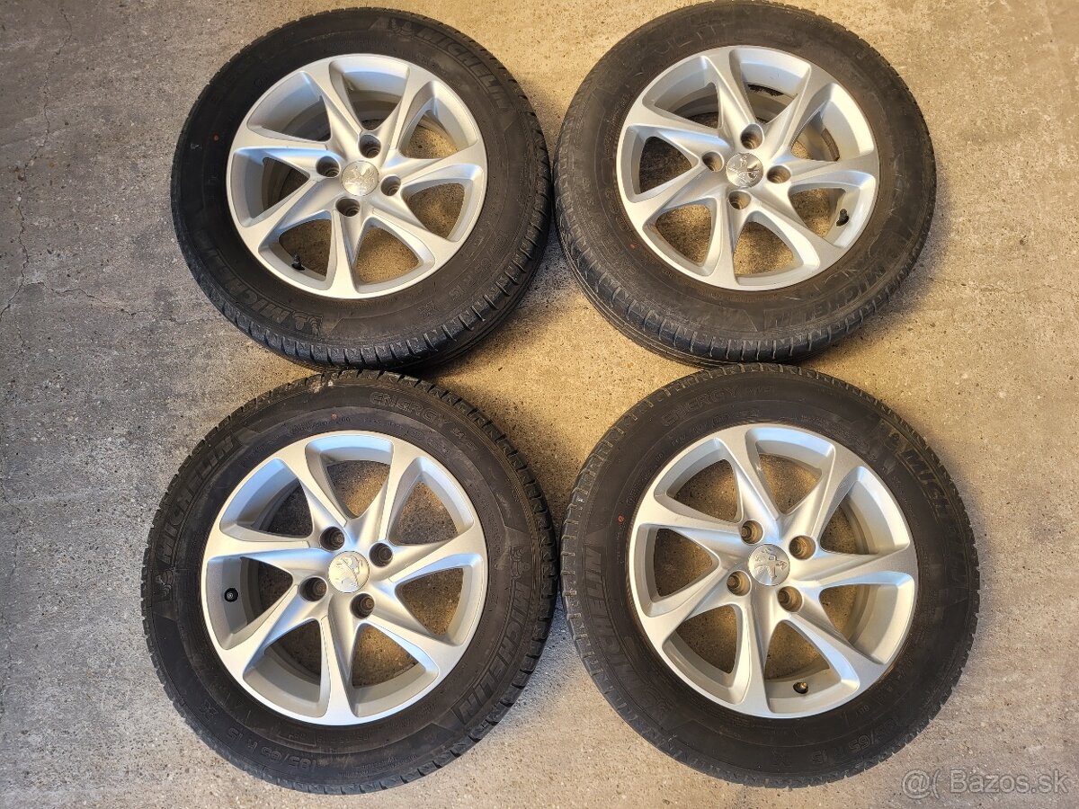 HLINIKOVE DISKY ORIGINAL PEUGEOT CITROEN 4X108 R15 LETNE