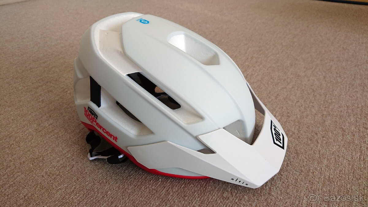 100% Altis MTB prilba, veľ. S-M, biela