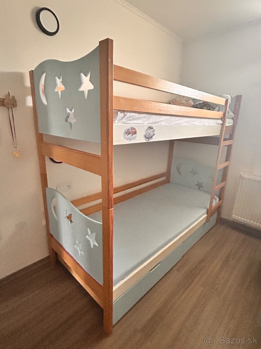 Predám poschodovú podteľ aj s madracmi