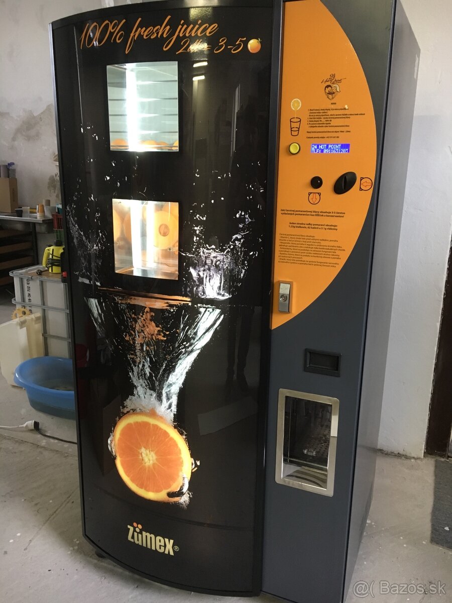 Automat na pomarančovu šťavu 100%