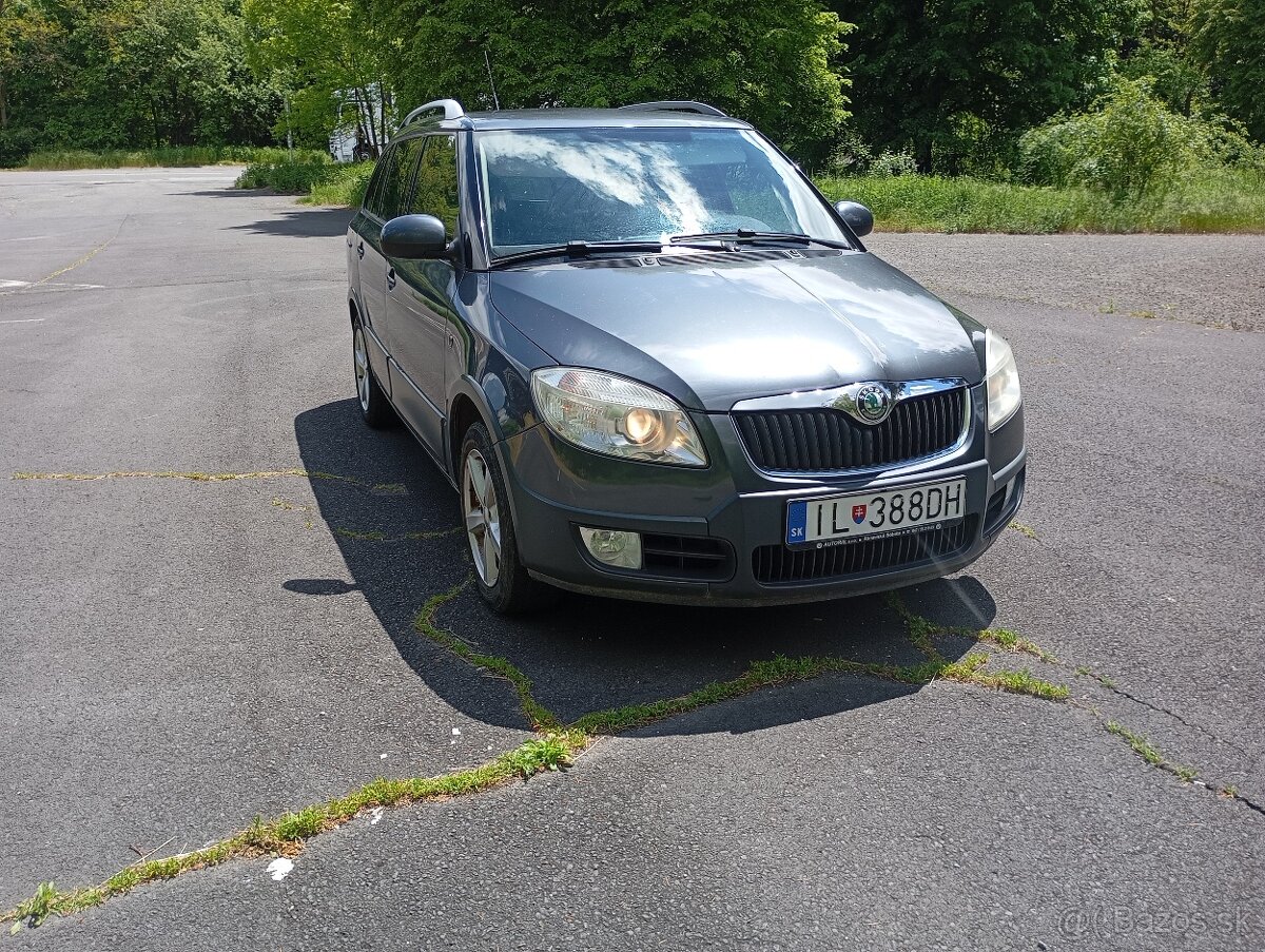Škoda Fabia 2 scout 1.6 benzín LPG