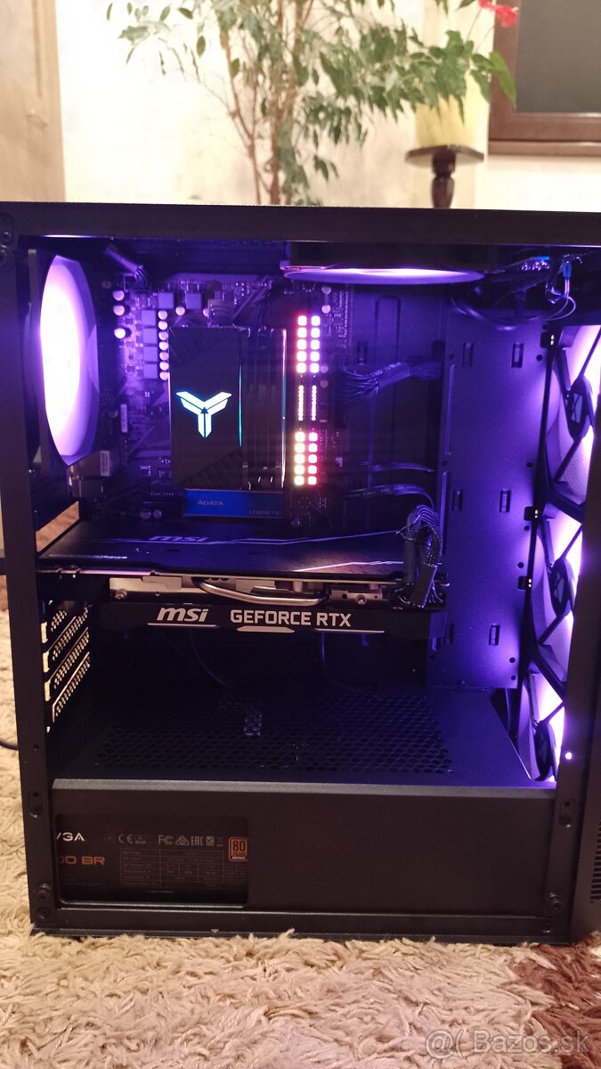 Predam herný PC s RTX 2070 SUPER + Ryzen 5 + 16GB RAM + NVMe
