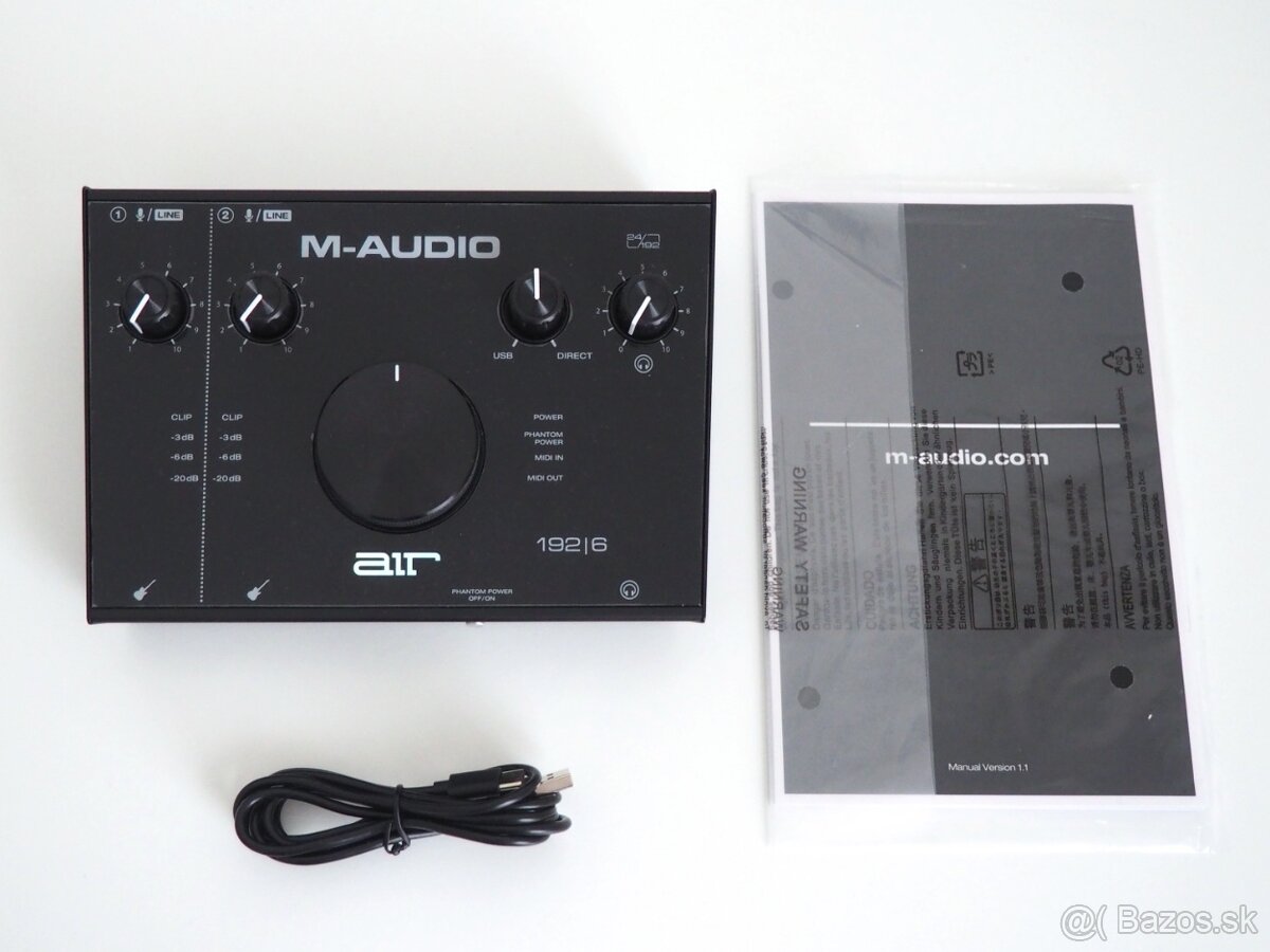 Zvuková karta USB M-Audio Air 192/6