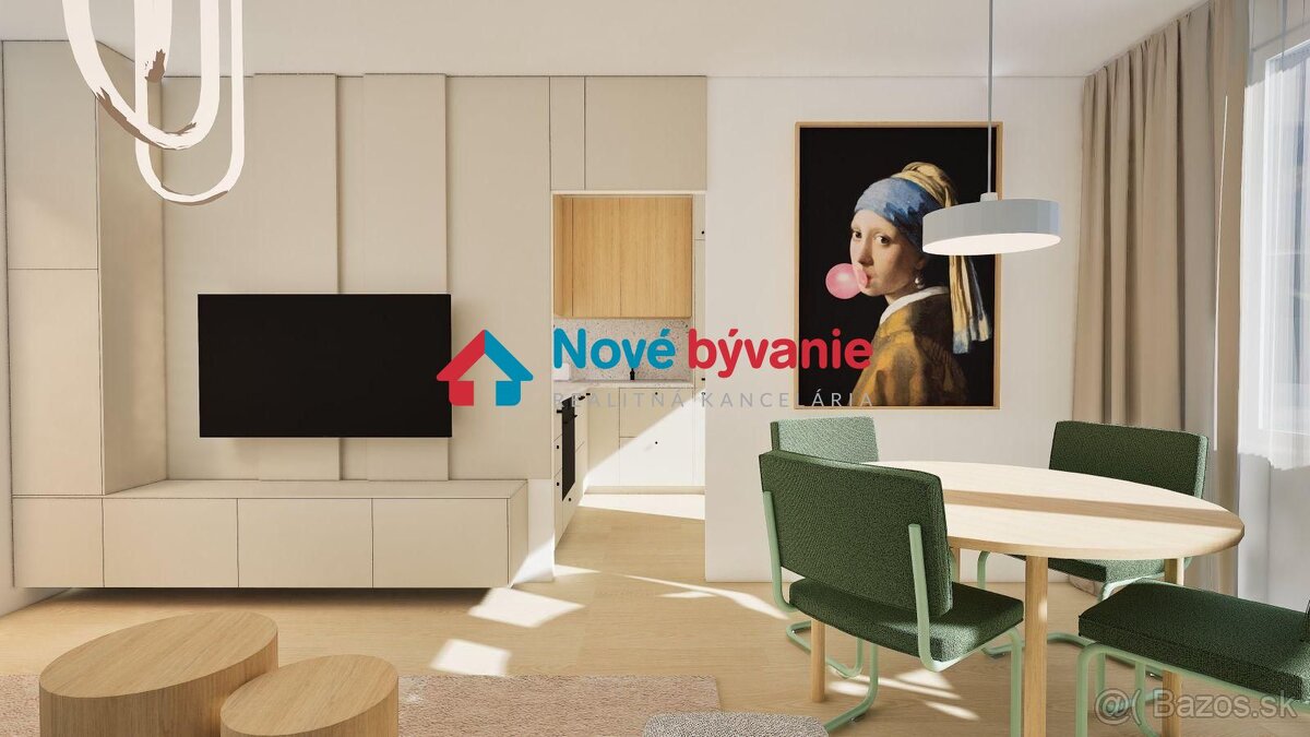 Práve finišujeme - kompletne zariadený 3 izb. byt + 2x LOGGI