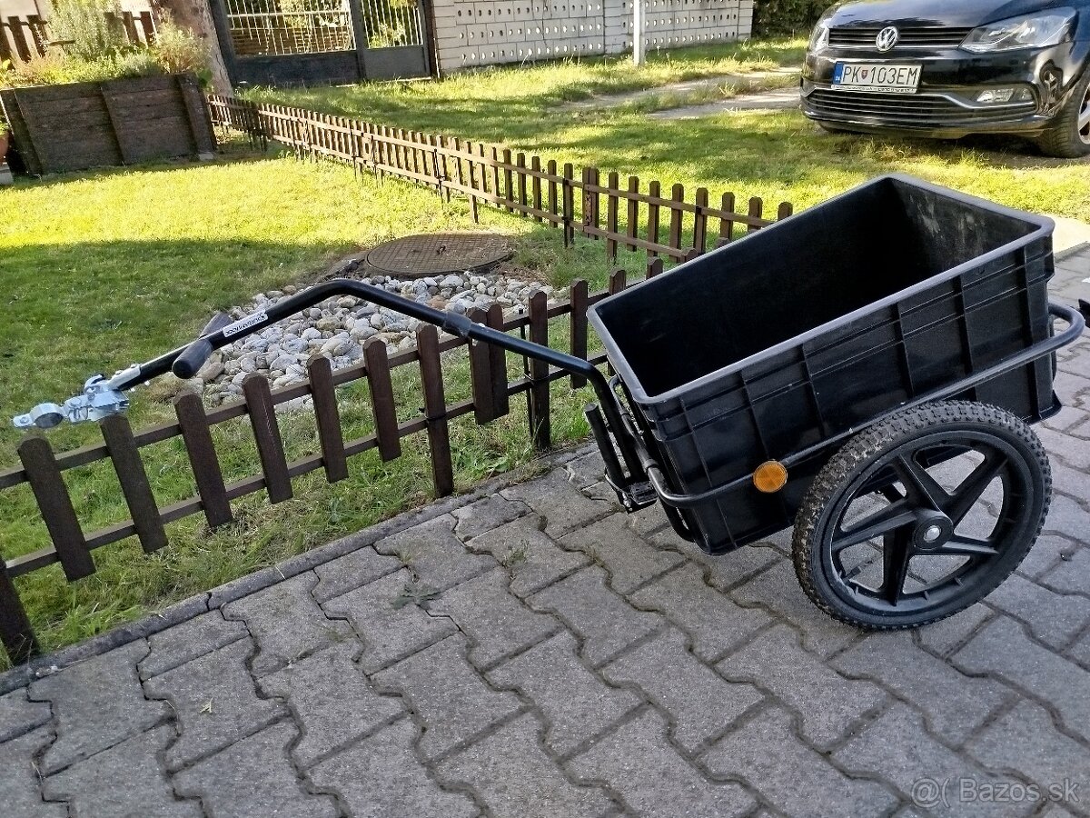 Predám prívesný vozík za bicykel.