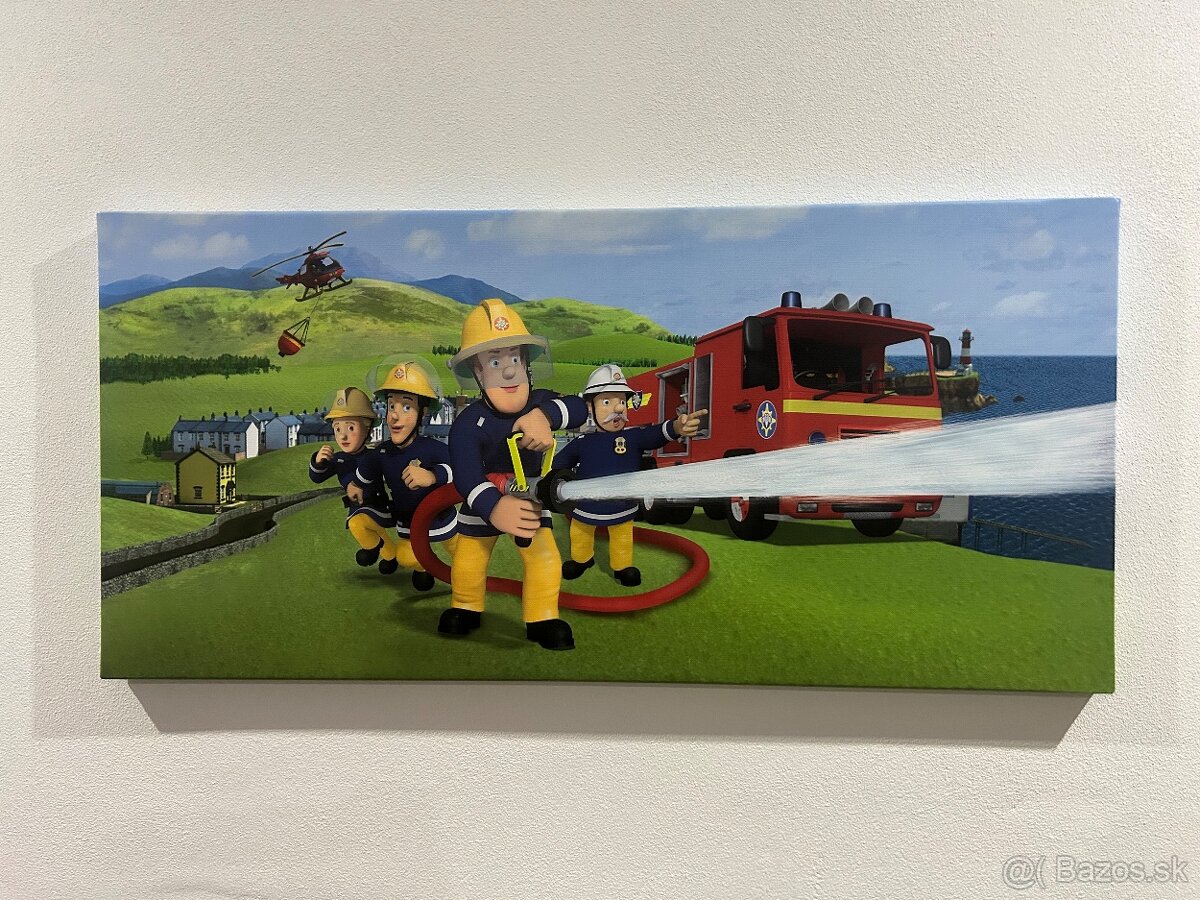 Obraz požiarnik Sam