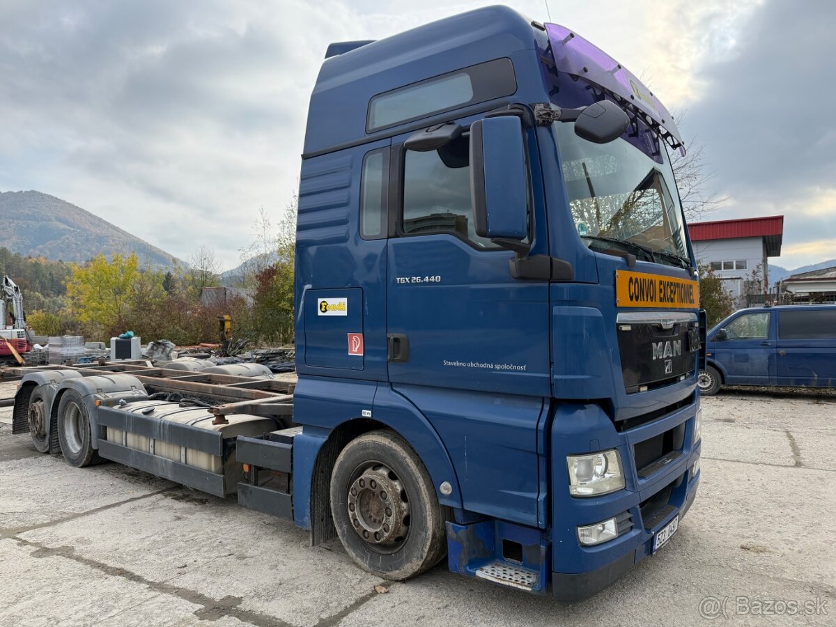 Predám MAN 26.440 TGX, nosič BDF