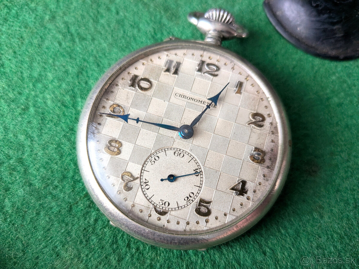 CHRONOMETRE ULTRA   pánske vreckové hodinky funkčné