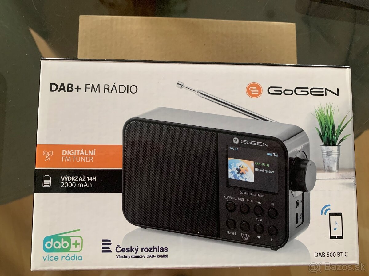 GoGEN DAB + FM rádio