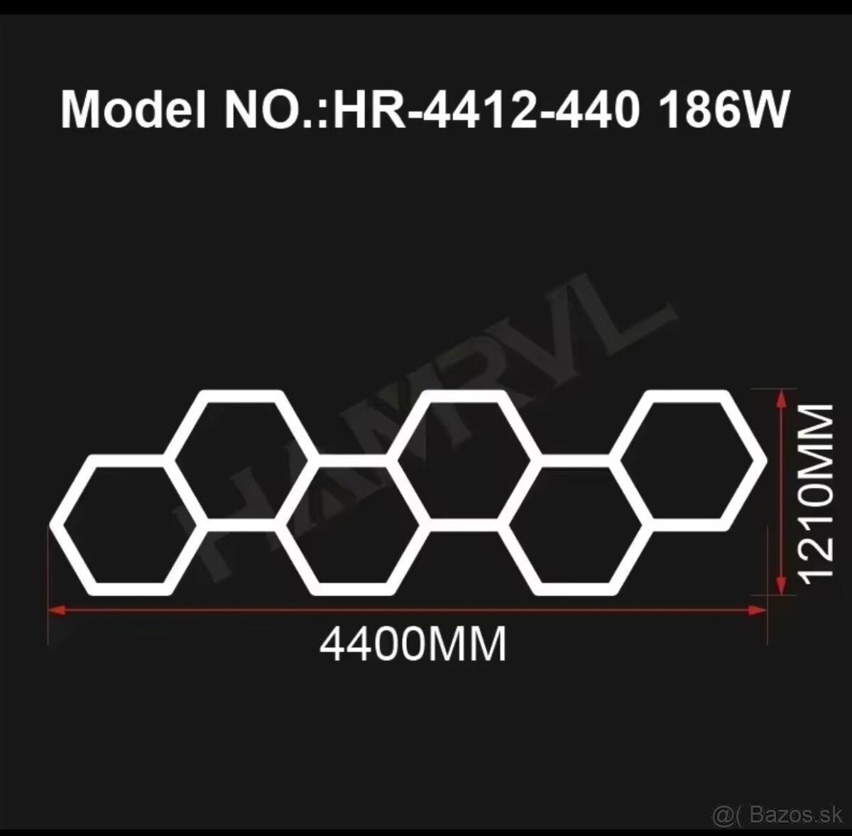 LED Hexagon svetlá 3000K
