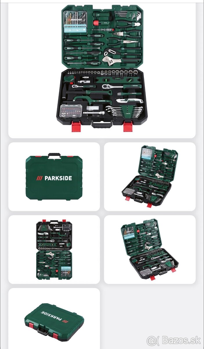 Kufor s náradím, 123 dielna súprava