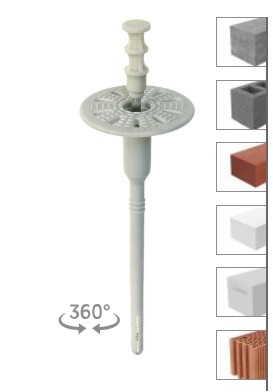 Fasádne hmoždinky, kotvy