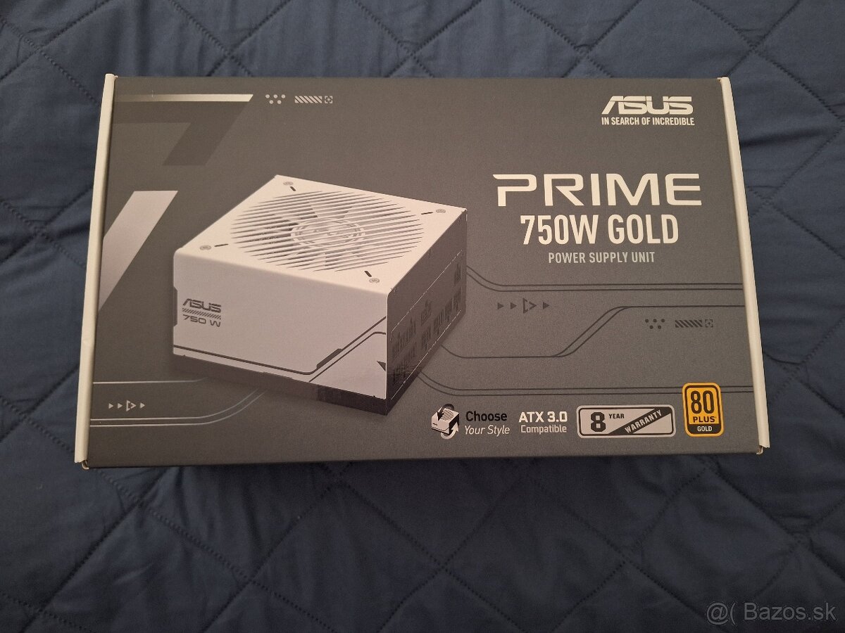 MODULÁRNY ZDROJ ASUS PRIME 750W GOLD