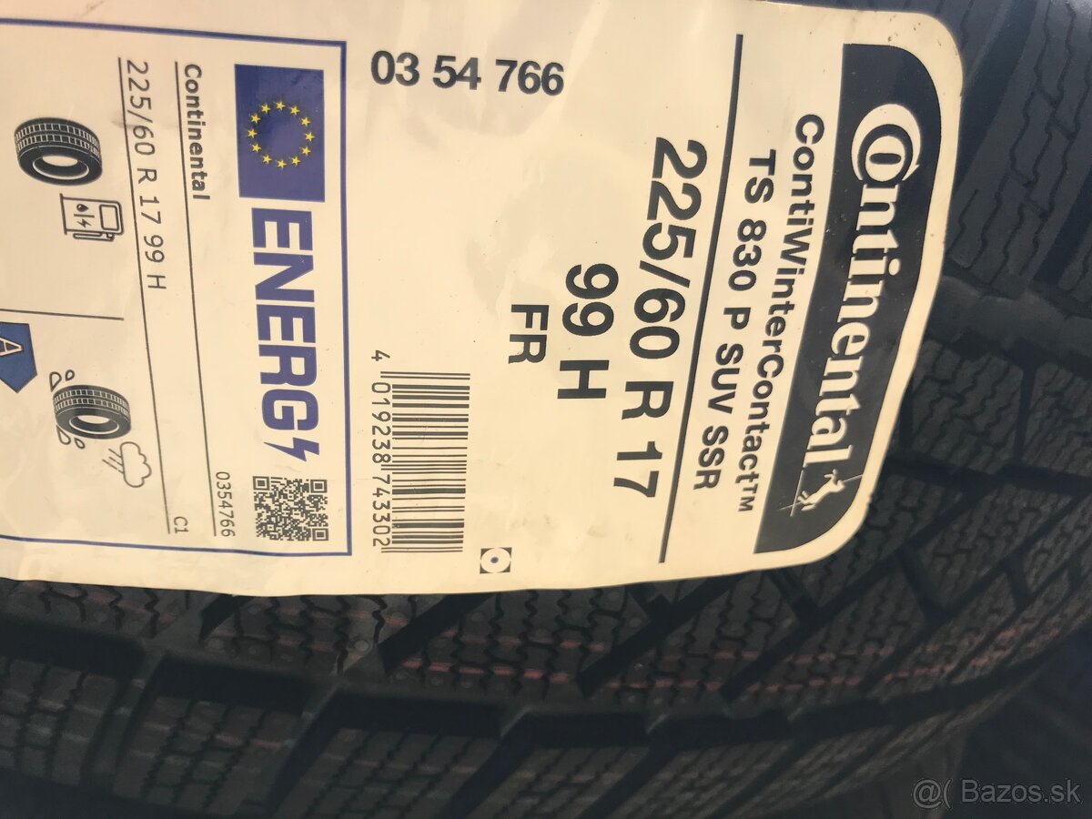 225/60/R17 nove zimné pneu Continental