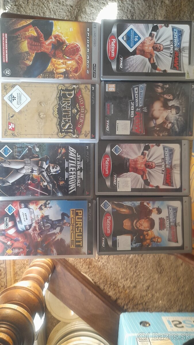 PSP hry 15eur/kus
