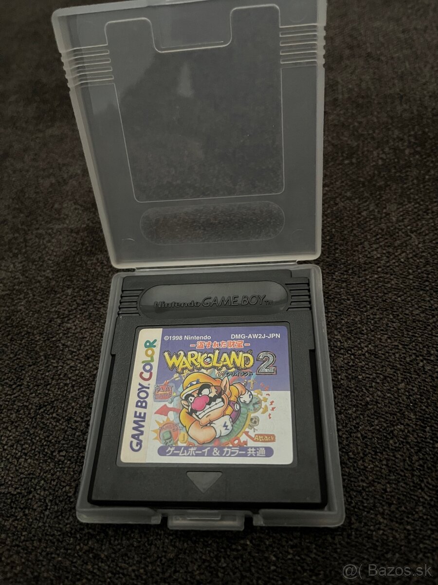 Game Boy Wario Land 2 JPN plus original obal