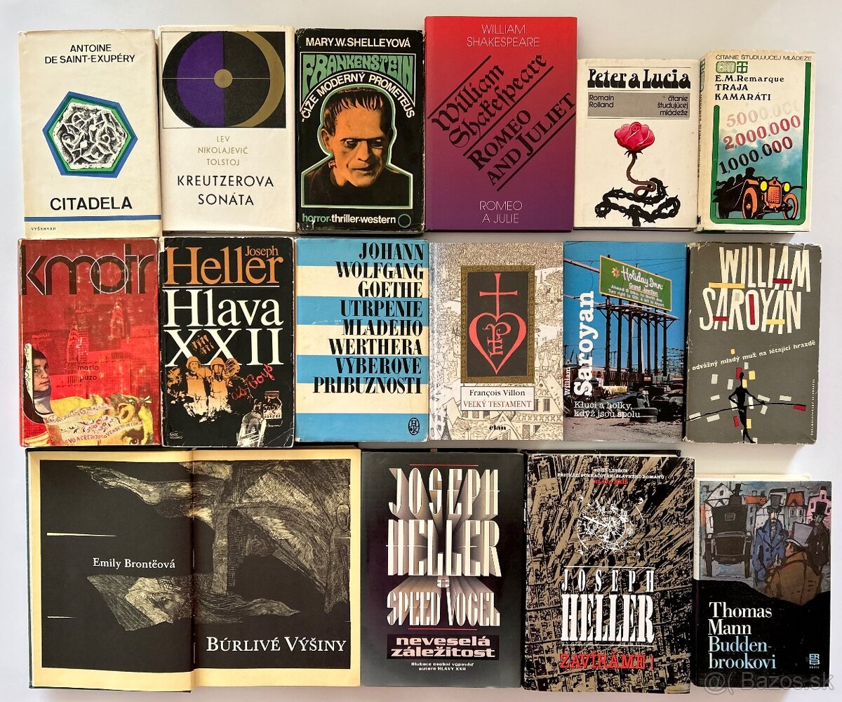 Shakespeare, Goethe, Remarque, Heller …