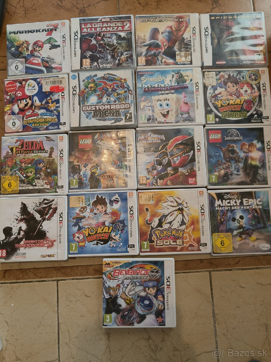 Nintendo DS a 3ds hry
