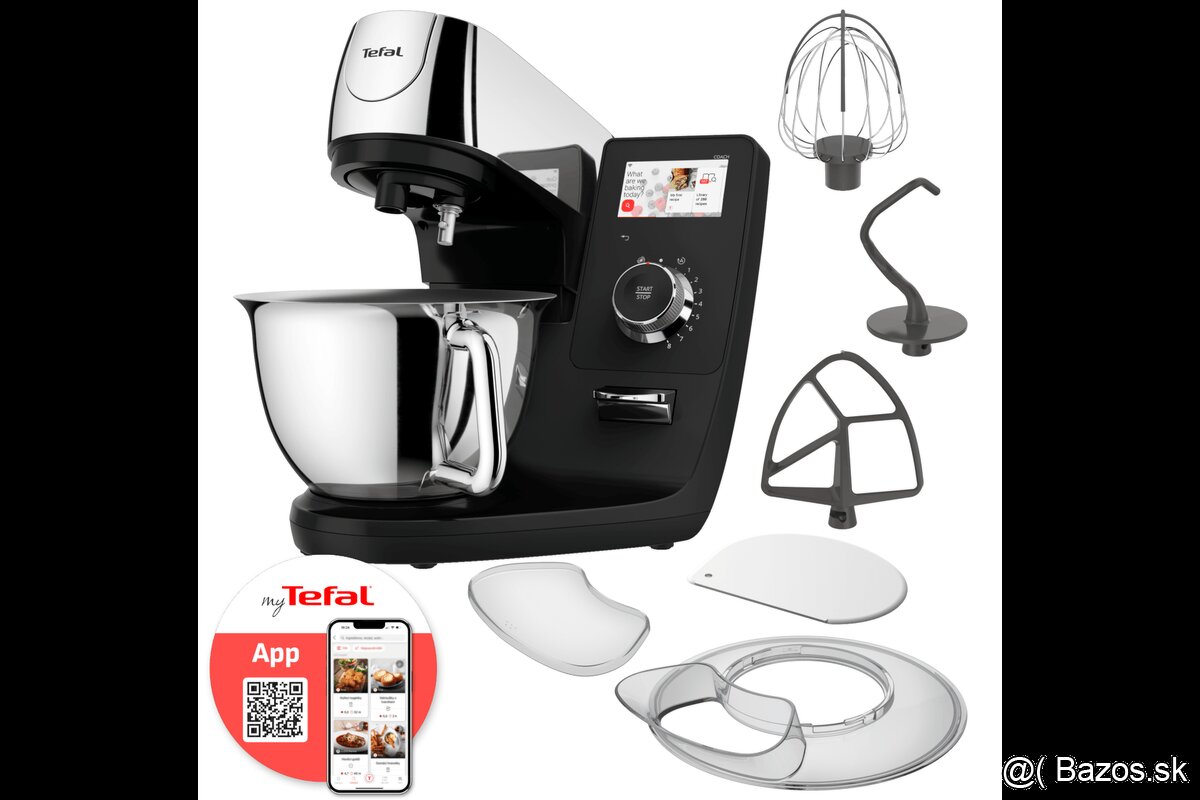 Tefal i-Coach Touch QB951838 Nerezový/Čierny