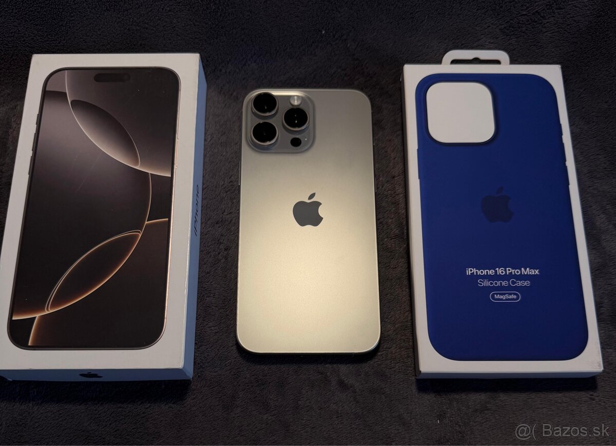 iPhone 16 Pro Max, Natural Titanium